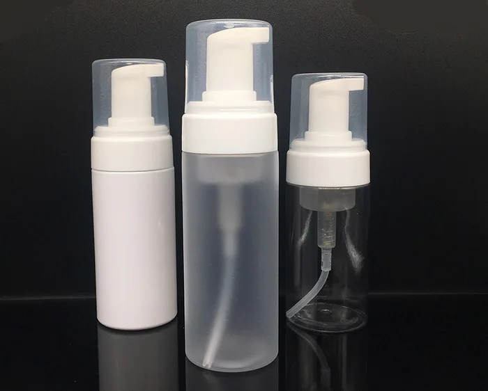 

100ml 120ml 150ml PET Foaming Bottle Lotion Bottles, Frosted Clear White Empty Foam Bottles For Liquid Soap,Cosmetic Container