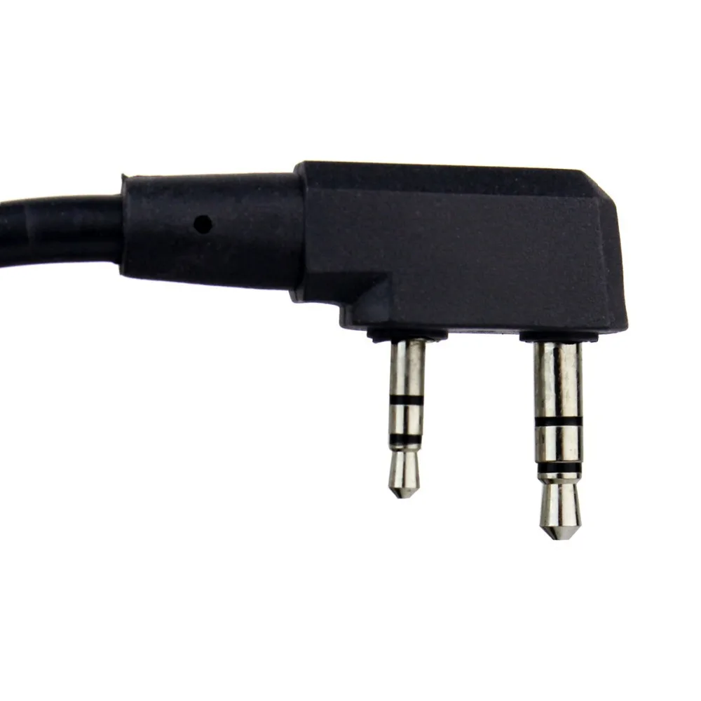 Tactical Bowman Elite II Radio Headset Earpiece With U94 Style PTT For Kenwood Portable Radio Baofeng UV-5R Walkie Talkie 2 Pin