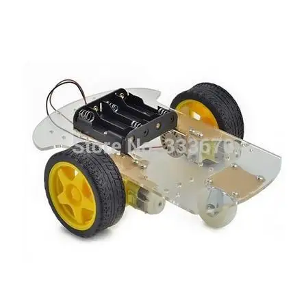 Motor 2WD de alta calidad, Robot inteligente de rastreo de chasis de coche, Kit de codificador de velocidad, caja de batería para Arduino
