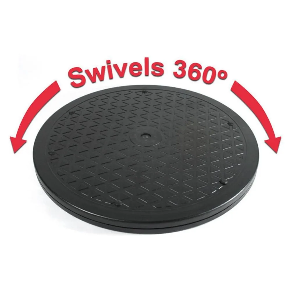 360-Swivel Multipurpose Rotating Turntable Lazy Susan Kitchen Cake Food 220 lb Capacity Dual Ball Bearings Dropshipping