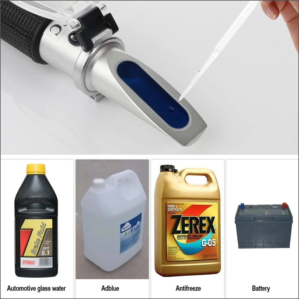 RZ Rifrattometro Automotive Antifreez Rifrattometro Tenuto In Mano Congelamento Concentrazione Normale 0.01sg Brxi Rifrattometro