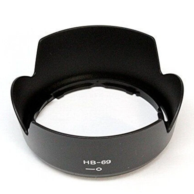 Foleto HB69 HB-69 Bayonet เลนส์ฮูดเลนส์ฮูดกลีบดอกไม้เลนส์ฮูดสำหรับ Nikkor เลนส์ Nikon D3200 D5200 D5300 AF-S DX 18-55มม.F3.5-5.6G VR II