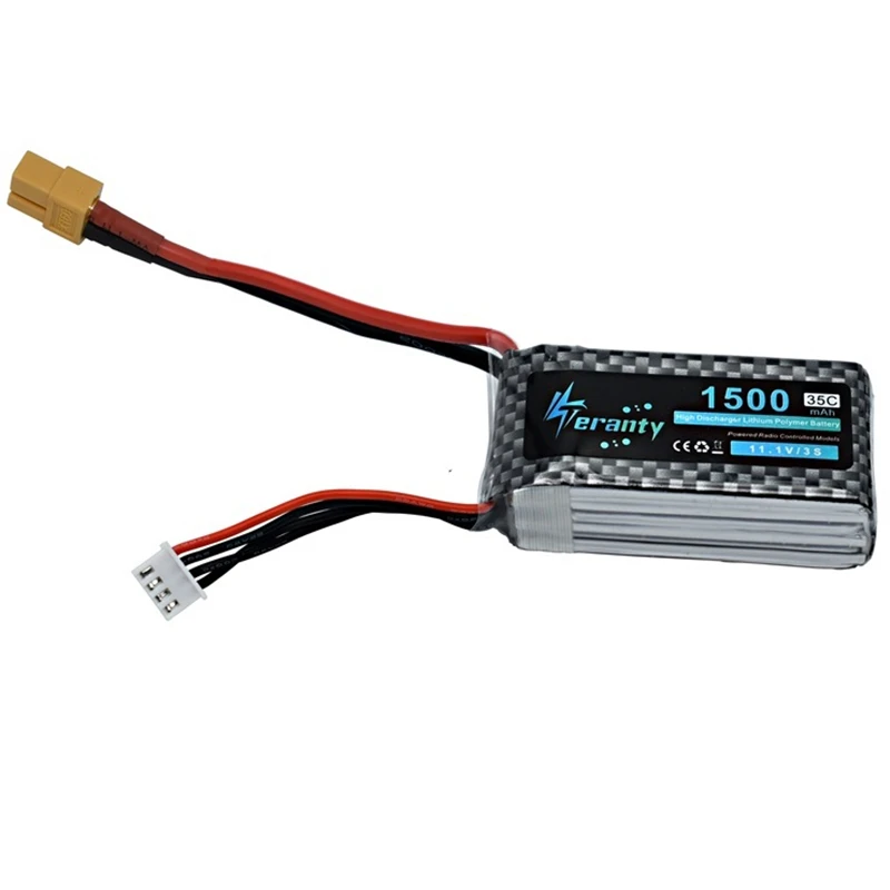 High Power 3S 11.1v 1500mAh 35C LiPo Battery T/XT60/JST/EC3 Plug 11.1 v Rechargeable Battery For RC Car Airplane Helicopter Part