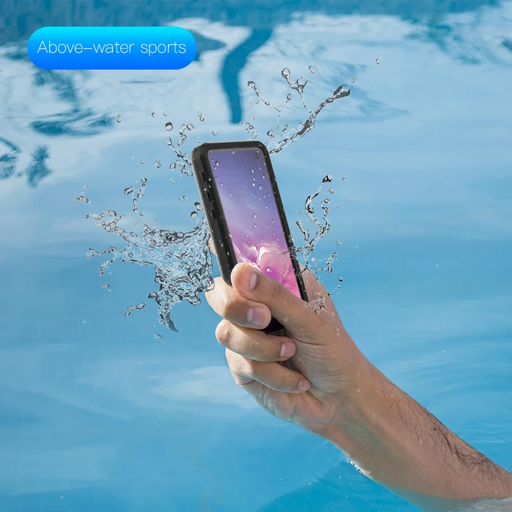 100% Waterproof Case for Samsung galaxy S10 E New 360 Full cover Outdoor Dustproof Shockproof Hard Cases for galaxy S10e fundas