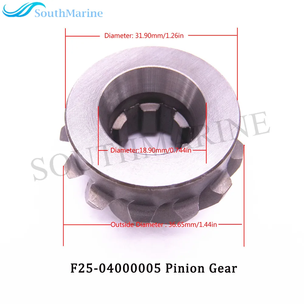 เครื่องยนต์เรือ F25-04020000เกียร์ & F25-04000005 Pinion & F25-04070004ย้อนกลับเกียร์สำหรับ Parsun HDX Makara 4จังหวะ F20