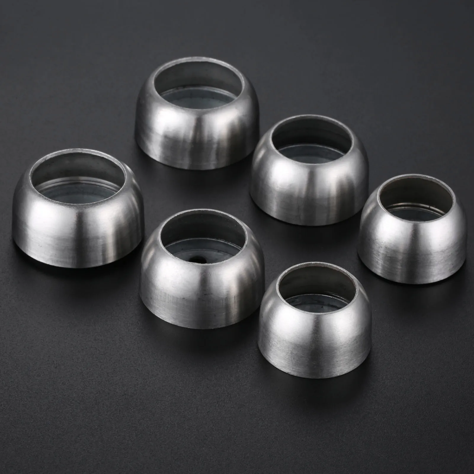 2Pcs/Set Closet Rod Flange Holder Stainless Steel Wardrobe Flange Seat Clothes Tube Holder Fitting 19mm 22m 25mm