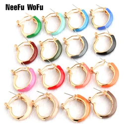 Drop Big Earrings Ring Dangle Zinc alloy Drip oil Large Long Brinco Printing Ear Leopard Oorbellen Brinco Christmas Gift