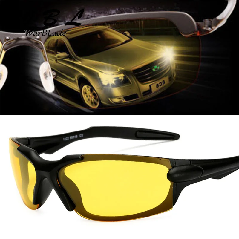 

WarBlade 2019 Night Vision Glasses for Driving Goggles Anti-glare Lens Car Drivers Sun glasses for Men Women Eyeglasses New