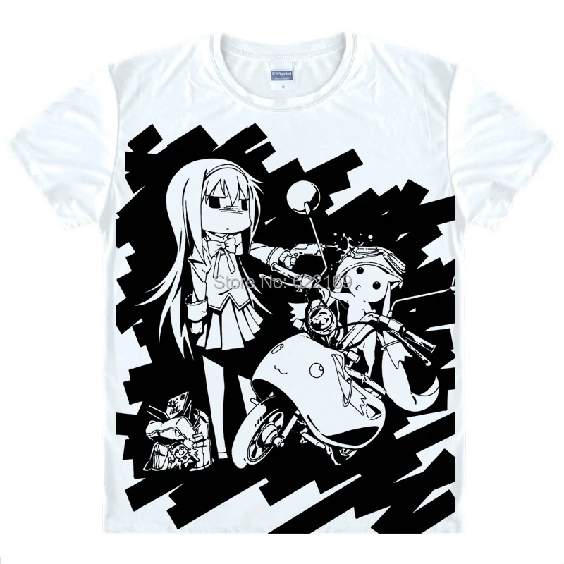 

Japanese Puella Madoka magical anime t-shirt anime Mami Tomoe cotton shirt Cosplay christmas Costumes anime clothing