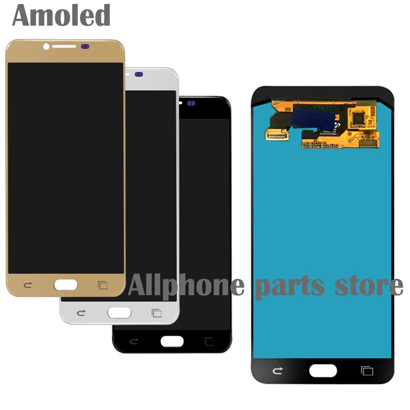 Super 5.2'' For Samsung Galaxy C5 C5000 SM-C5000 LCD Display Touch Screen Digitizer full Assembly For galaxy C5000 LCD