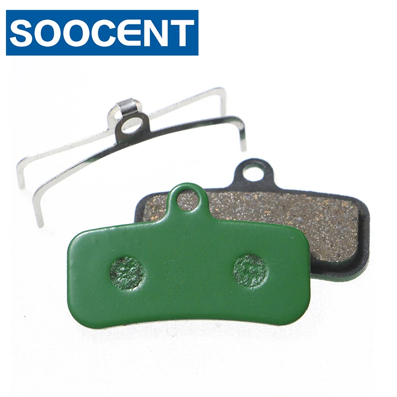 1 Pair Green Bicycle Brake Pads for Shimano Saint  M810 M820 / Zee M640 MTB Mountain Road Bike Disc Brake Parts