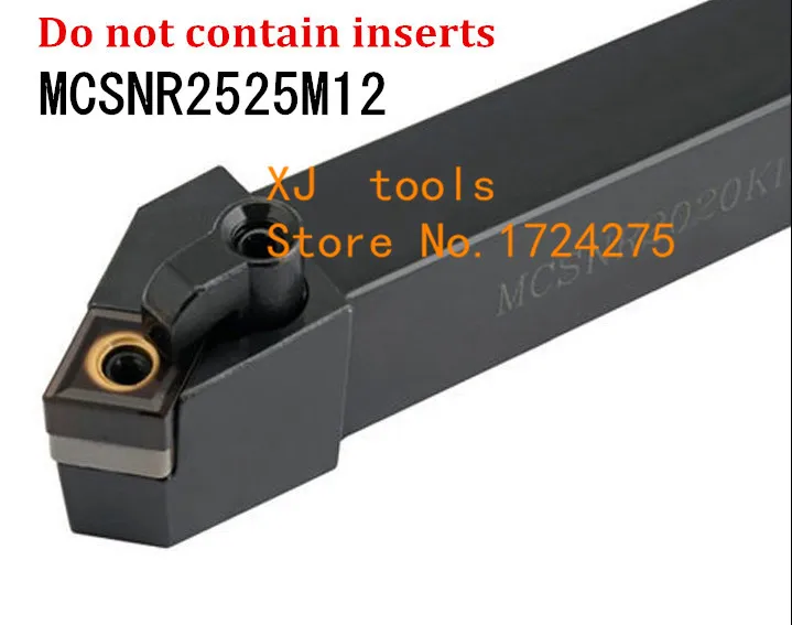 MCSNR2525M12/ MCSNL2525M12 CNC Turning Lathe Machine Tools Lathe Cutting Tools 45 degrees External Turning Tool Holder 25*25*150