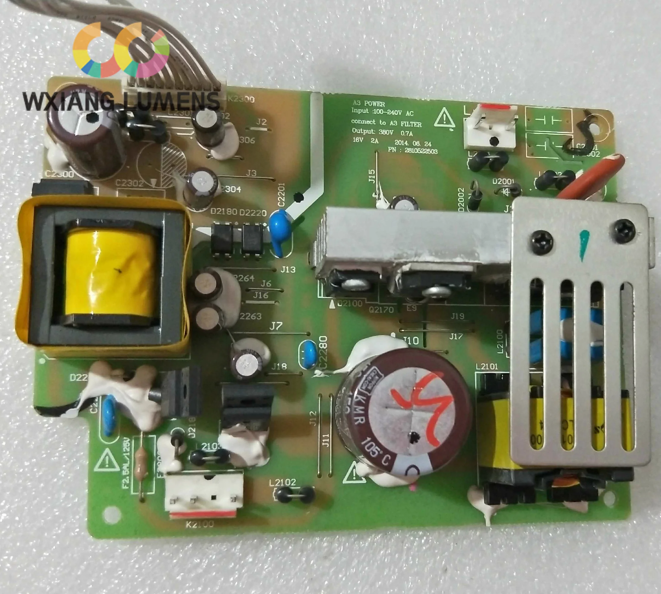 Projector Main Power Supply Board Fit for Panasonic PT-X3231STC