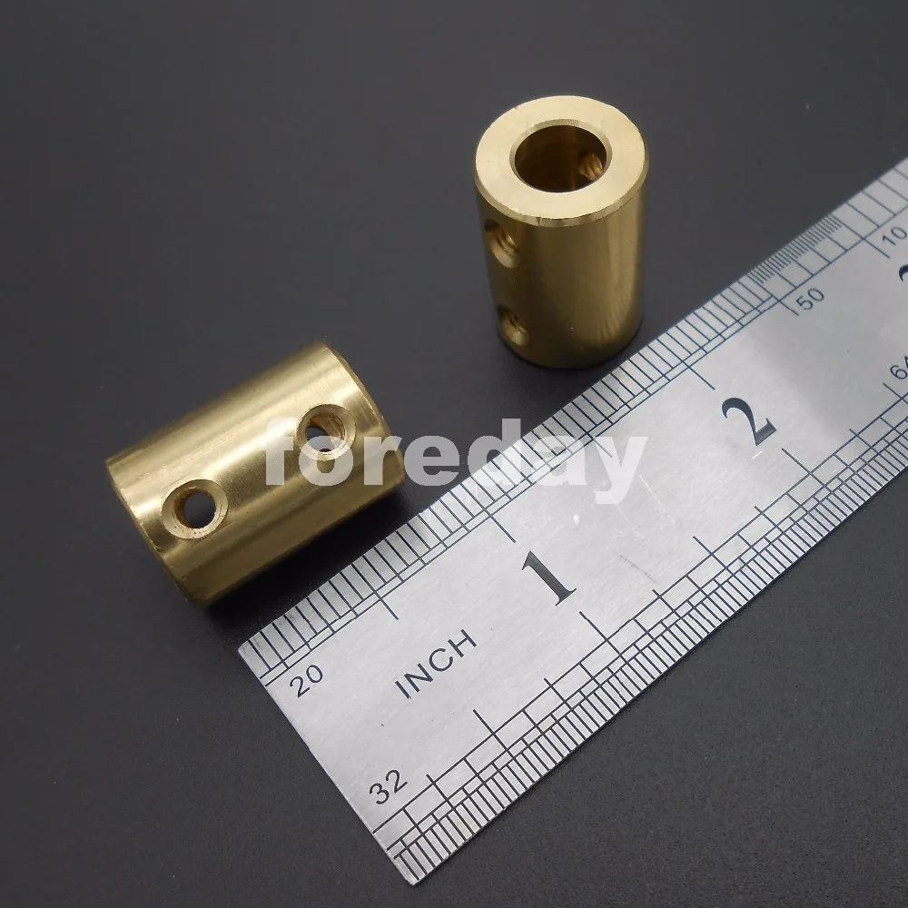 20PCS 8mm To 10mm 180 Degree brass Shaft Motor rigid Coupling Coupler length 22mm dia.16mm 8MM TO 10MM +8 Spanners *FD421X20+8