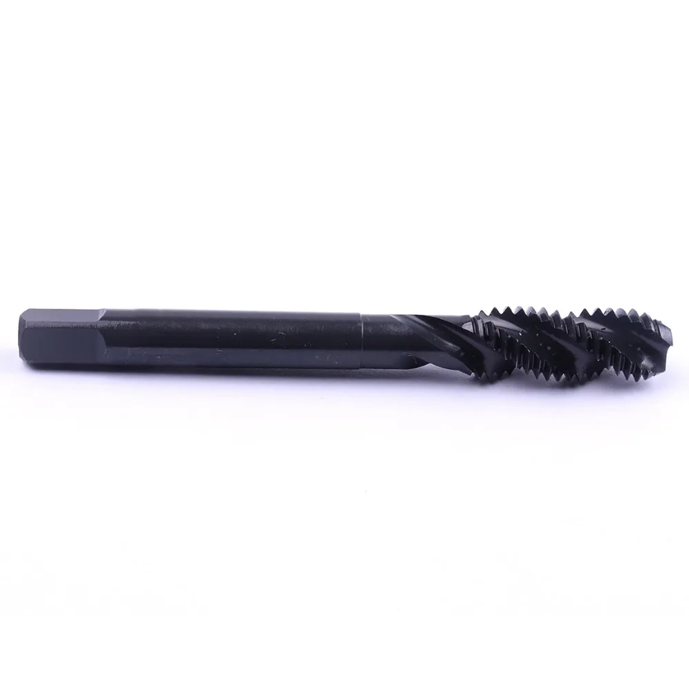 5Pcs/Set M3 M4 M5 M6 M8 High Hardness Black HSS Nitriding Screw Thread Plug Tap High Speed Steel Thread diameter 3-8mm Tap Set