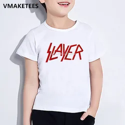 Kids Summer Short Sleeve Girls & Boys T shirt Children Speed Metal Slayer Print T-shirt Hip Hop Cool Casual Baby Clothes,HKP516