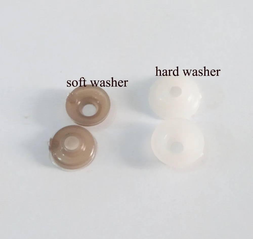 100 Stück/Los NEU 14mm/16mm/18mm/28mm/30mm/40mm/50mm Hochwertige Helle Vollschwarze Runde Spielzeugaugen – Detail 4