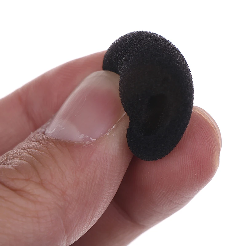10 sztuk zestaw słuchawkowy wymienna pianka mikrofon pokrywa telefoniczny zestaw słuchawkowy Mic pokrywa mikrofon Windshied zestaw słuchawkowy pianka 25*8mm — zdjęcie produktu 4