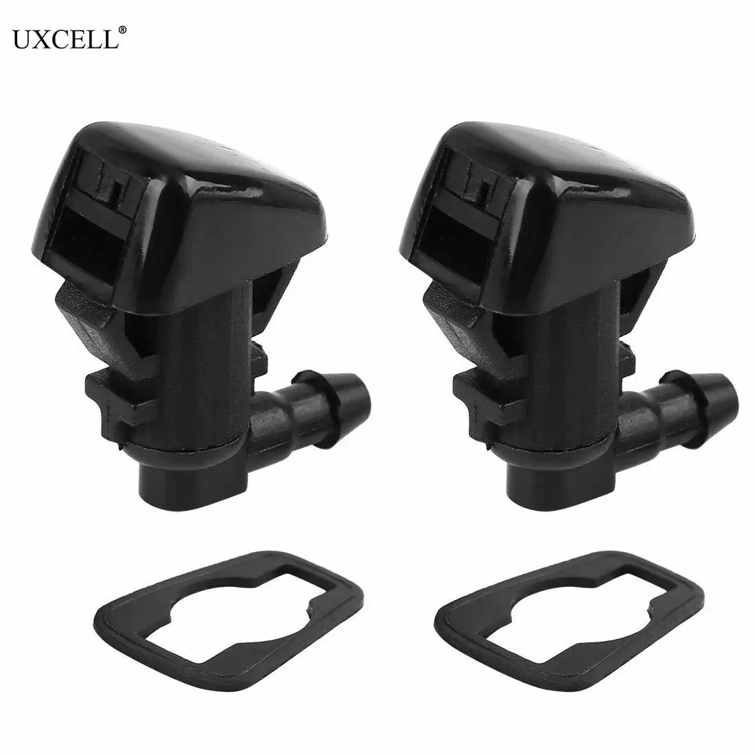 Uxcell 2pcs Windshield Washer Nozzles Windshield Wiper Jet Nozzle for Dodge Nitro 2011-2007 for Commander 2010-2006 55157319AA