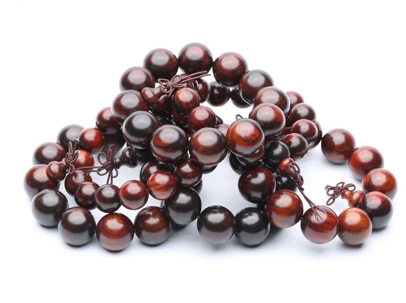 15mm 18mm 20mm Rosewood Big Beads Vintage Wooden Bracelet Handmade Stretch Bracelets For Men Buddha Bangles Jewelry