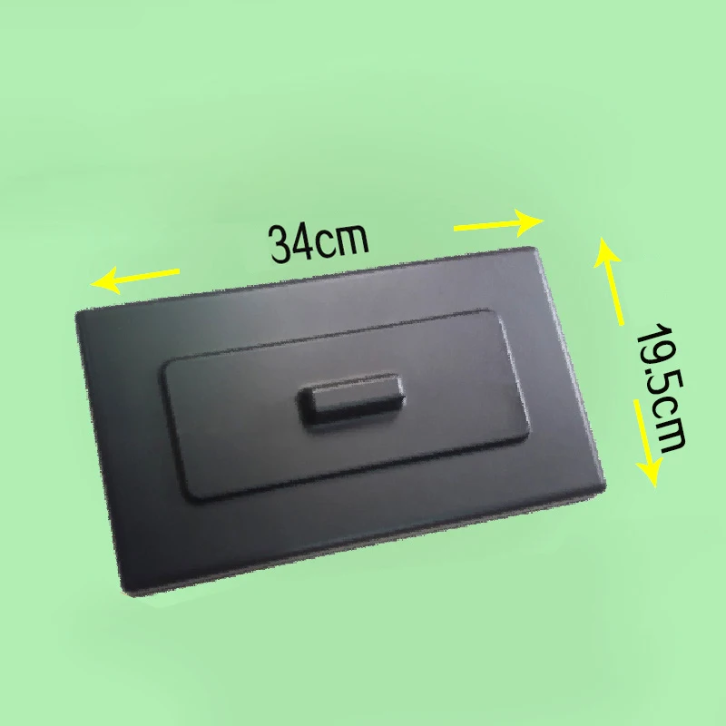 Top Hoppers Lid Spare Part Plastic Cover 34x19.5cm for Soft Ice Cream Machines New Parts Replacement