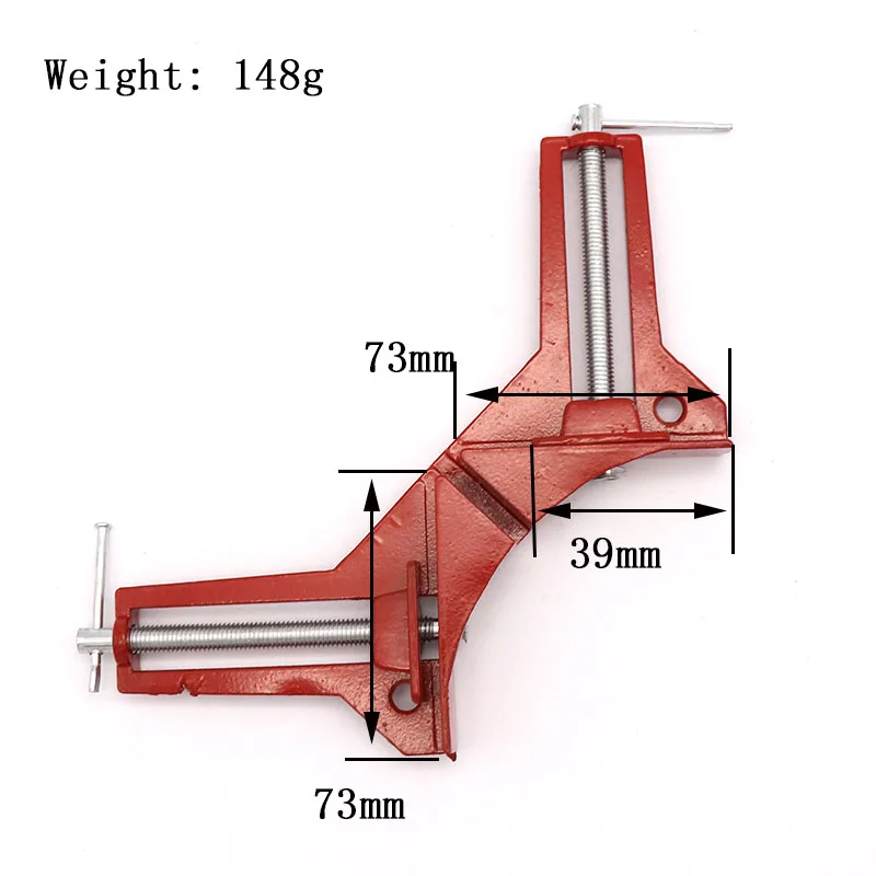 Pinza angolare multifunzione da 90 gradi con Clip ad angolo retto morsetto angolare da 0 a 78mm morsetti angolari supporto angolare utensili manuali per la lavorazione del legno