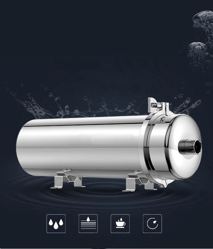 

2000L/h PVDF Ultra Filtration water Purifier/Tap water Filter/drinking water purifier 0.01ml SUS304(114mm diameter)