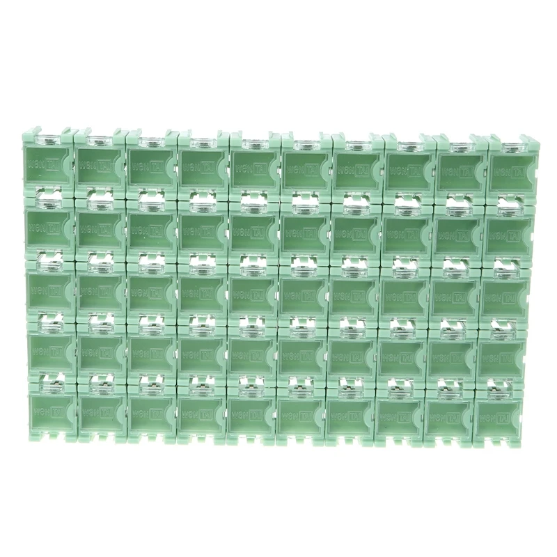 

50JC 50 Pcs/Set SMD SMT Electronic Component Container Mini Storage Boxes kit