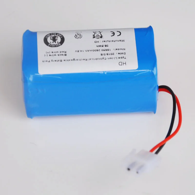 14.8V Li-ion Battery 2.6ah For Ecovacs Mirror Vacuum Cleaner CEN540 CEN546 CEN550 CEN640 CEN646 X500 X580 KK8 CR120 CR130 V780