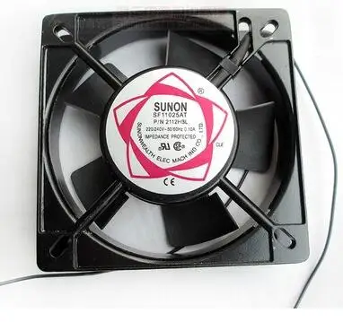 

11CM 11025 220V fan P/N2112HBL SF11025AT cabinet radiator cooling fan