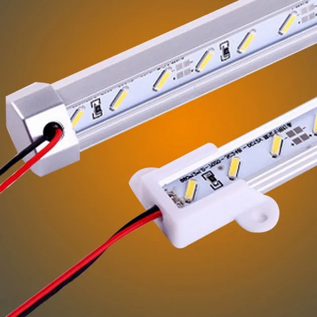 led under cabinet light strips aluminum 50m 36led/M 12V white/warm white no waterproof U/V groove led bar light 8520