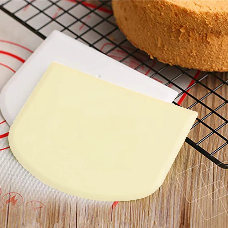 WALFOS Dough Scraper Cream Smooth Cake Trowel Bake Pastry Tool Dough Scraper Kitchen Butter Knife Dough Cutter High Quality