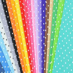 Felt Fabric Polka Dot Printed 20 MIX COLORs multi Polyester DIY non-woven 29x29cm Decoration ONLY Good quality