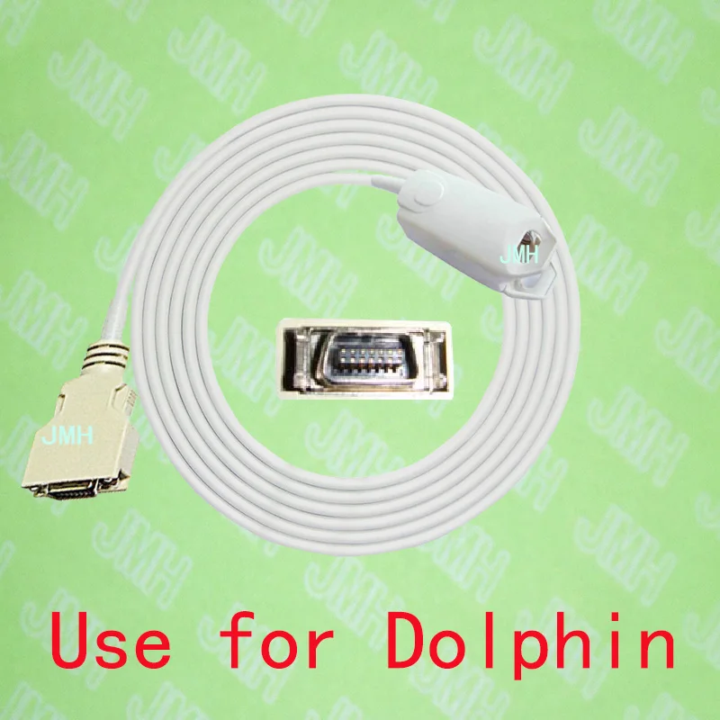 

Compatible with Dolphin 2150,2100 Pulse Oximeter monitor, Adult finger clip spo2 sensor,14pin.