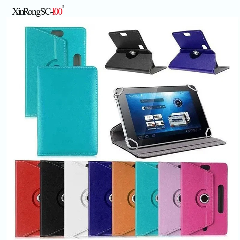 10.1 Inch 360 Degree Rotating Cover for BQ Aquaris M10/E10/esla 2 W10 Tablet PU Leather Protective Case