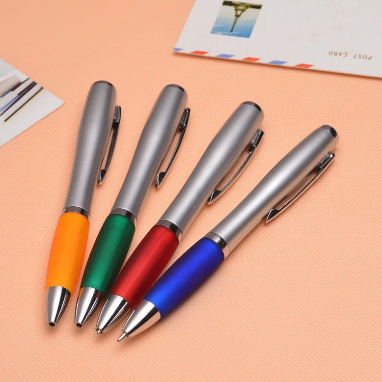 

Fast shipping 1000pcs/lot DHL supply quality lamp pen LED lamp ball point pen plastic advertising gift pen