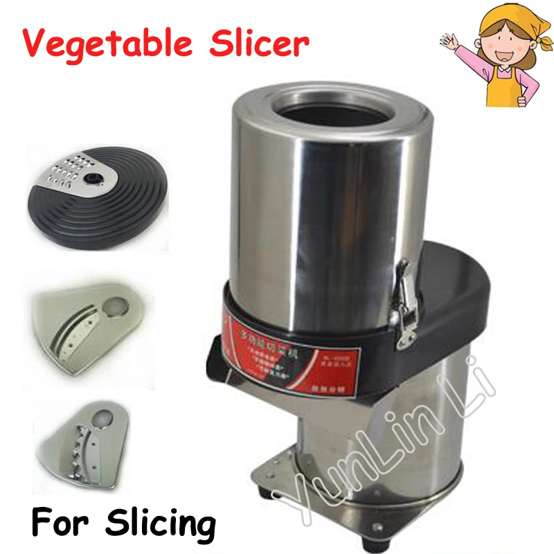 Electric Vegetable Slicing Machine Automatic Shredder Stainless Steel Cutter Professional Vegetable Chopper