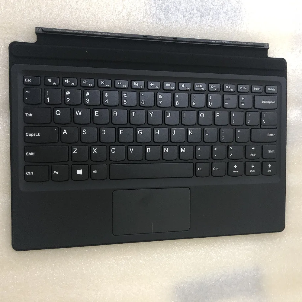 

New For Lenovo Miix 510-12ISK 510-12IKB folio US keyboard Black keyboard Without Backlit 5N20N21137