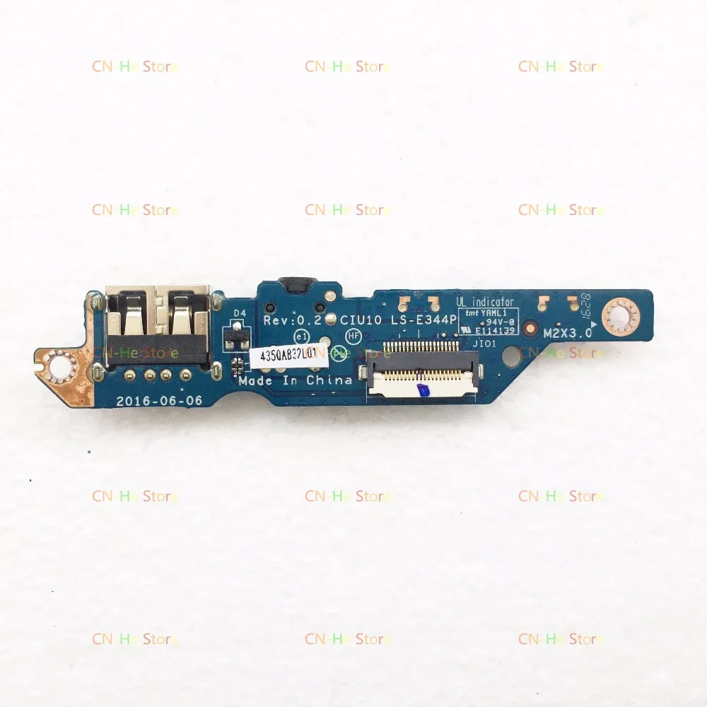 Original FOR HP Pavilion x360 11-AB USB AUDIO BOARD LS-E344P Perfect work