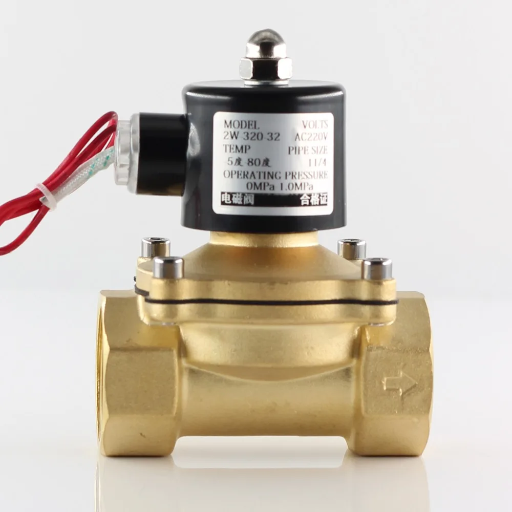 AC 220V,DC 12V 24V Normally closed Electric Solenoid Valve Pneumatic Valve for Water Oil Air  DN10 DN15 DN20 DN25 DN32 DN40 DN50