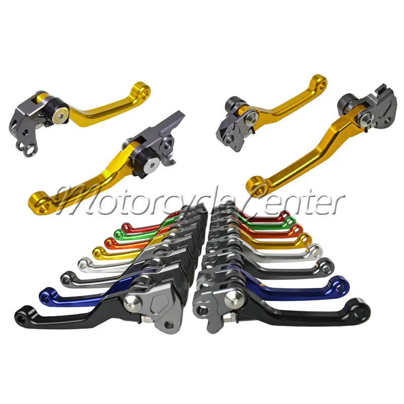 Alavancas de freio e embreagem cnc para moto suzuki, rmz450, rmz250, rmz 450, 250, pivô ajustável, bicicletas de corrida, motocross