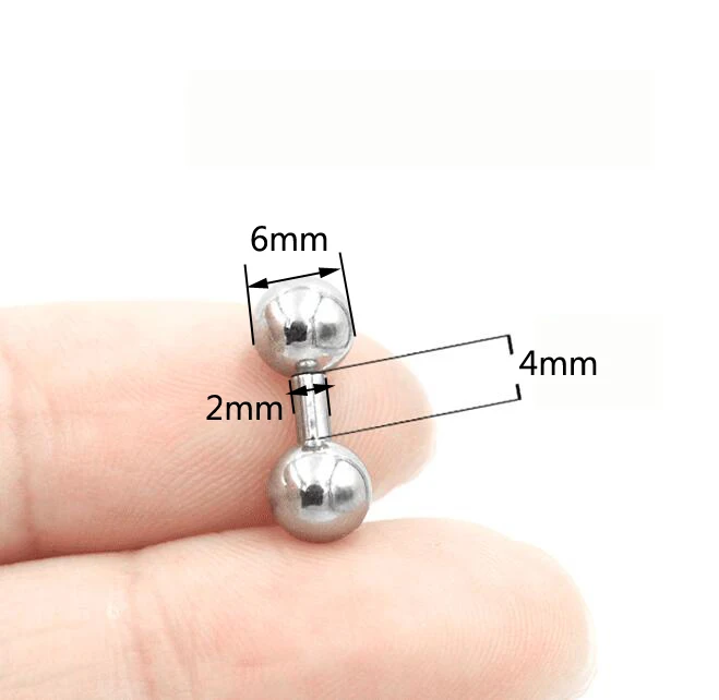 Stainless Steel Captive Bead Hoop Ring