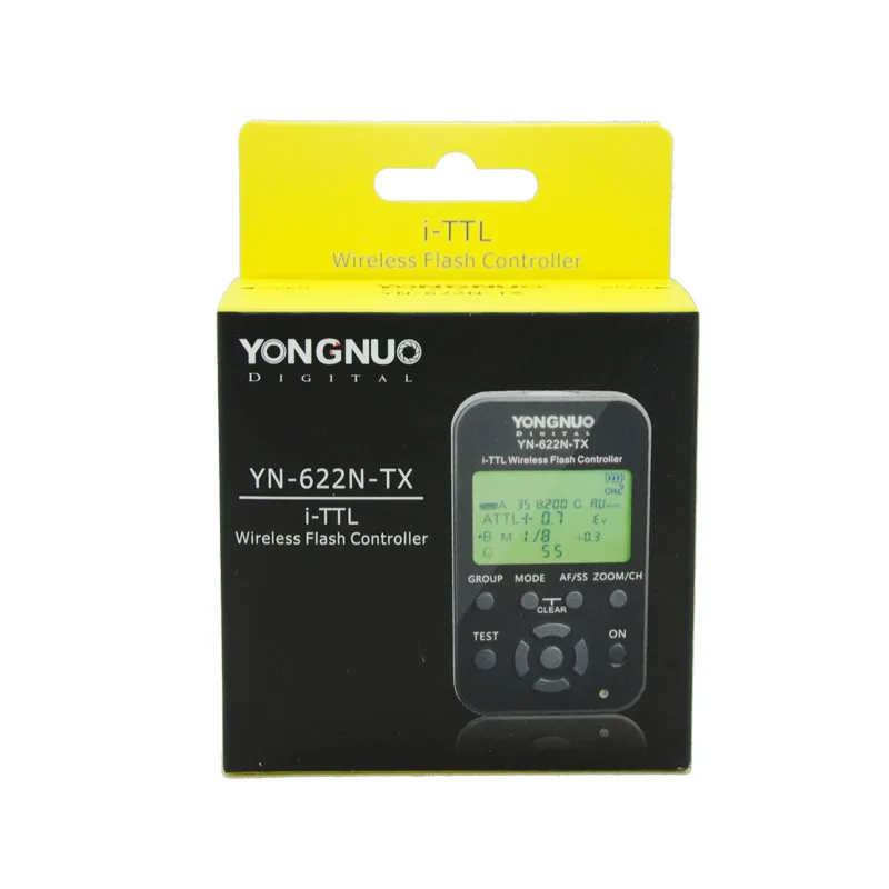 Yongnuo YN-622N-TX YN622N-TX YN 622N TX Aku-TTL LCD Wireless Flash Controller Wireless Flash Trigger Transceiver untuk Nikon DSLR