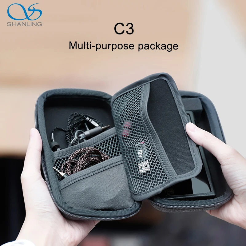 SHANLING C3 Storage Box Anti-pressure Multi-purpose Package for M0 M11 M6 PRO Portable Players Earphone Bag