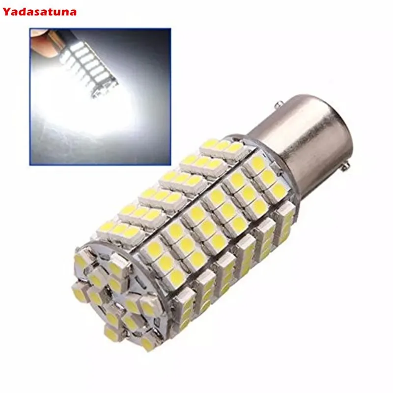 

4x 1156 1210 120SMD blanco LED de la cola del freno Gire senal bulbos de lampara ligeros