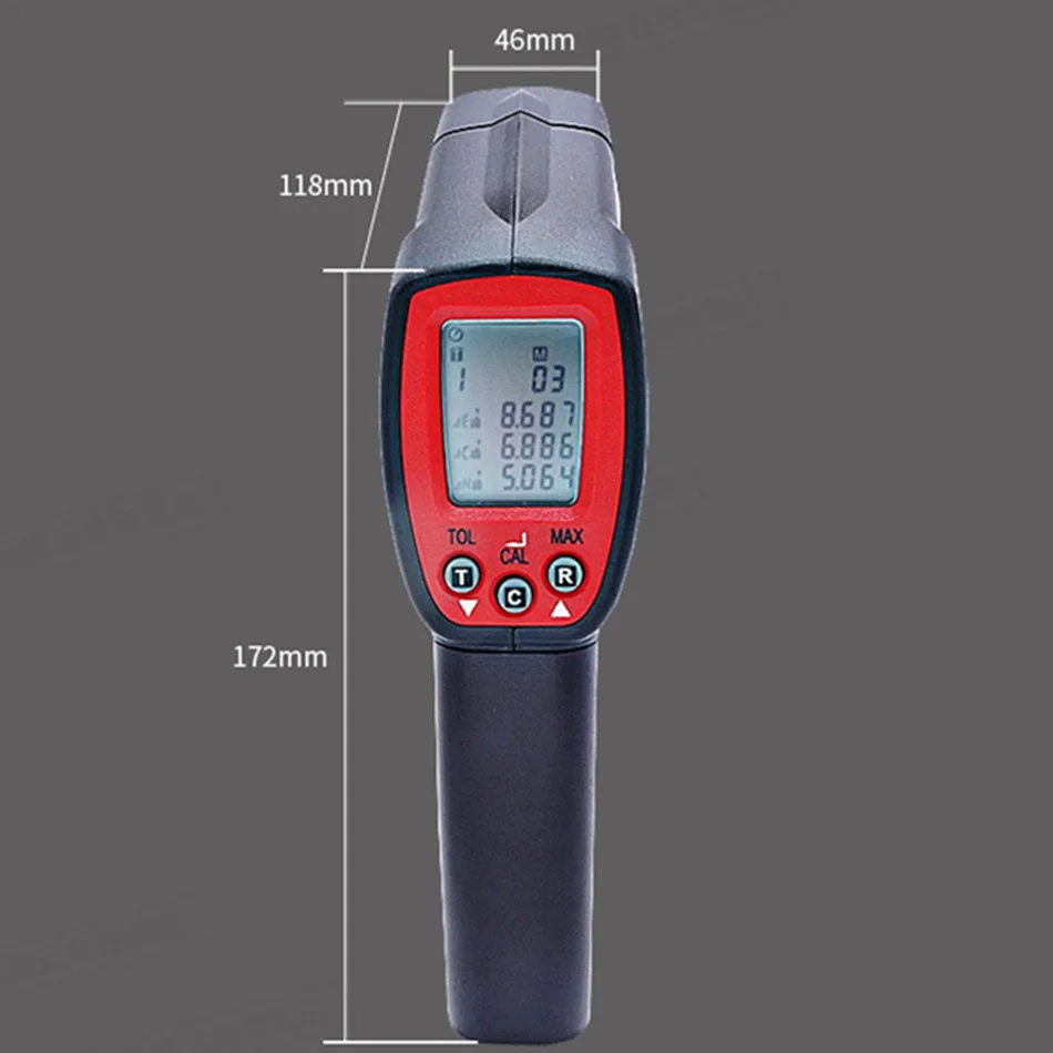 TES-135A Digital Color Analyzer Meter USB Interface LCD Display Auto Memory Instruction Manual Software CD USB Cable