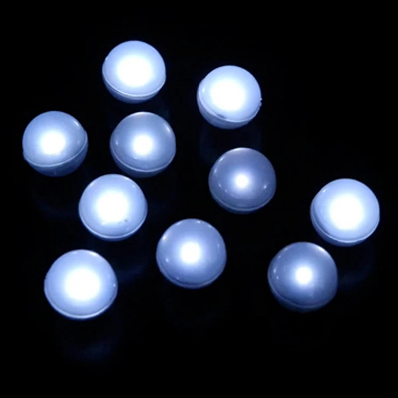 Kitosun – boule de lumière LED magique flottante sur l'eau, avec crochet de suspension, diamètre 2CM, 12 pièces/paquet