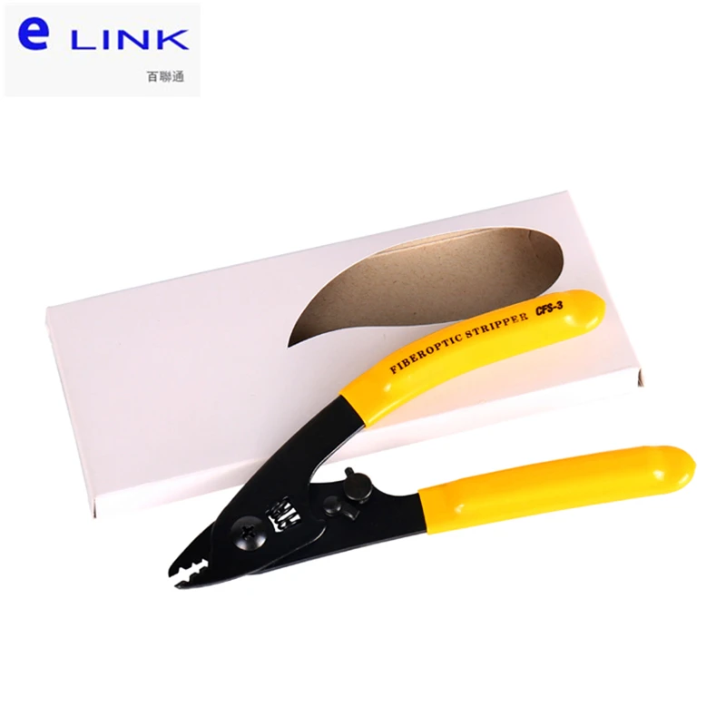 Инструмент для зачистки оптоволоконного кабеля CFS-3 + ELFS002, набор инструментов для внутреннего кабеля 2,0 мм 3,0 мм, хорошее качество, бесплатная доставка ELINK