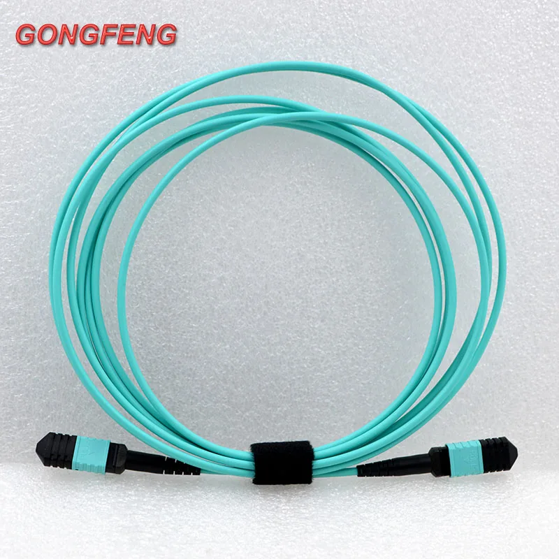 NEW 3m 12 Core Single Multimode Optical Fiber Jump MPO-MPO OM3/OM4 Fiber Optical Female Connector Customized Special Wholesale