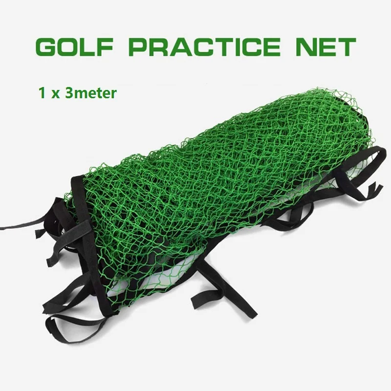 Golf Practice Net Nylon Netting Sports Barrier Impact Training Net with Magic Straps Easy to Fasten 3 Square Meter Net